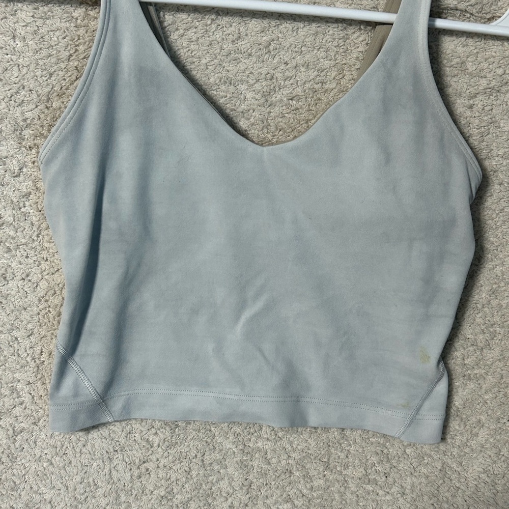 lululemon align tank top size 2 Small Stain. See Pic